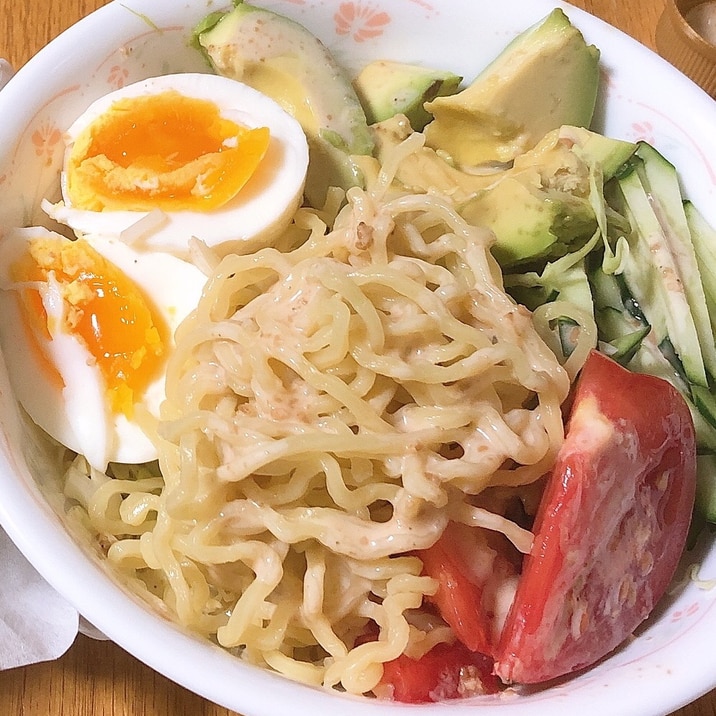 野菜たっぷりラーメンサラダ⭐